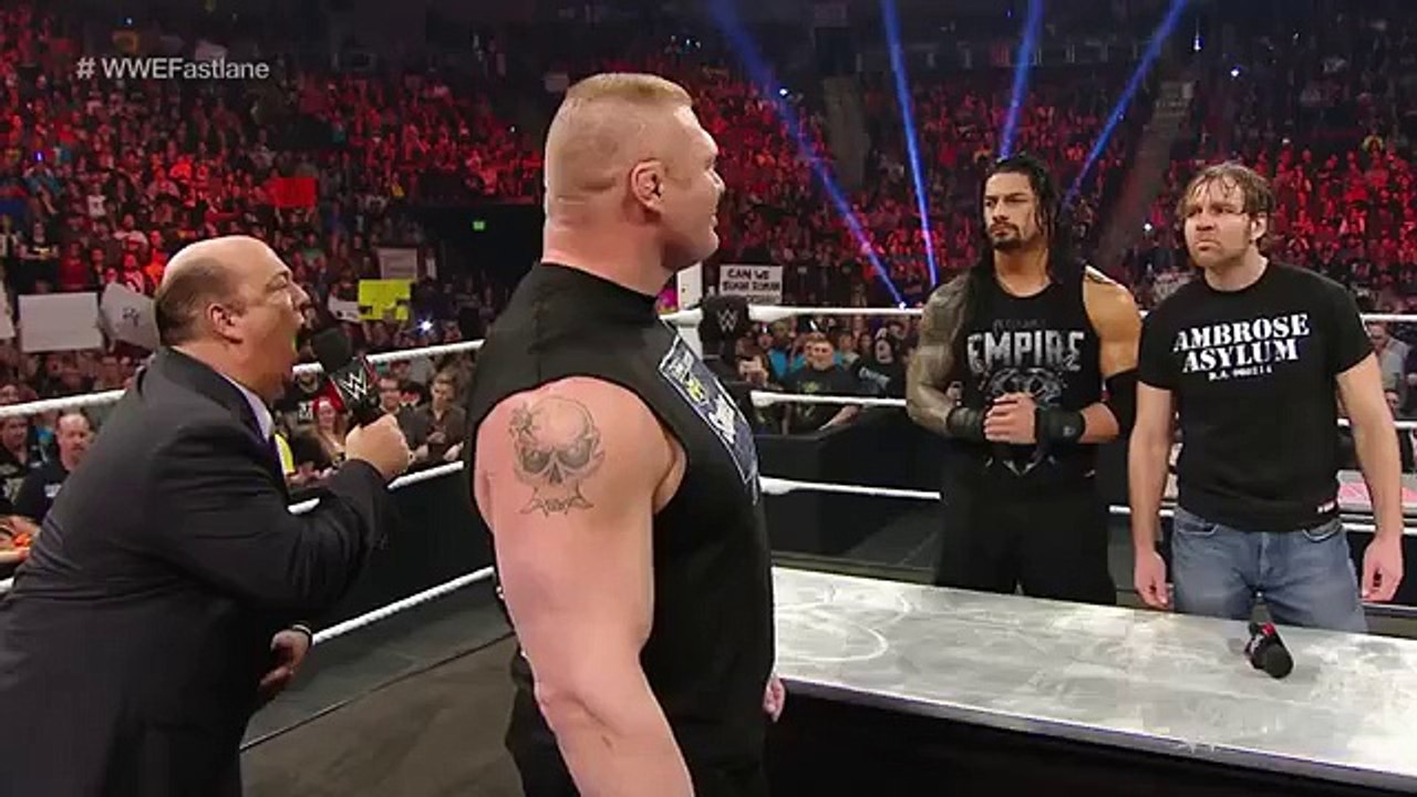 WWE Raw 2/8/16 - 8th February 2016 Brock Lesnar Full Segment