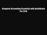 (PDF Download) Computer Accounting Essentials with QuickBooks Pro 2010 Download