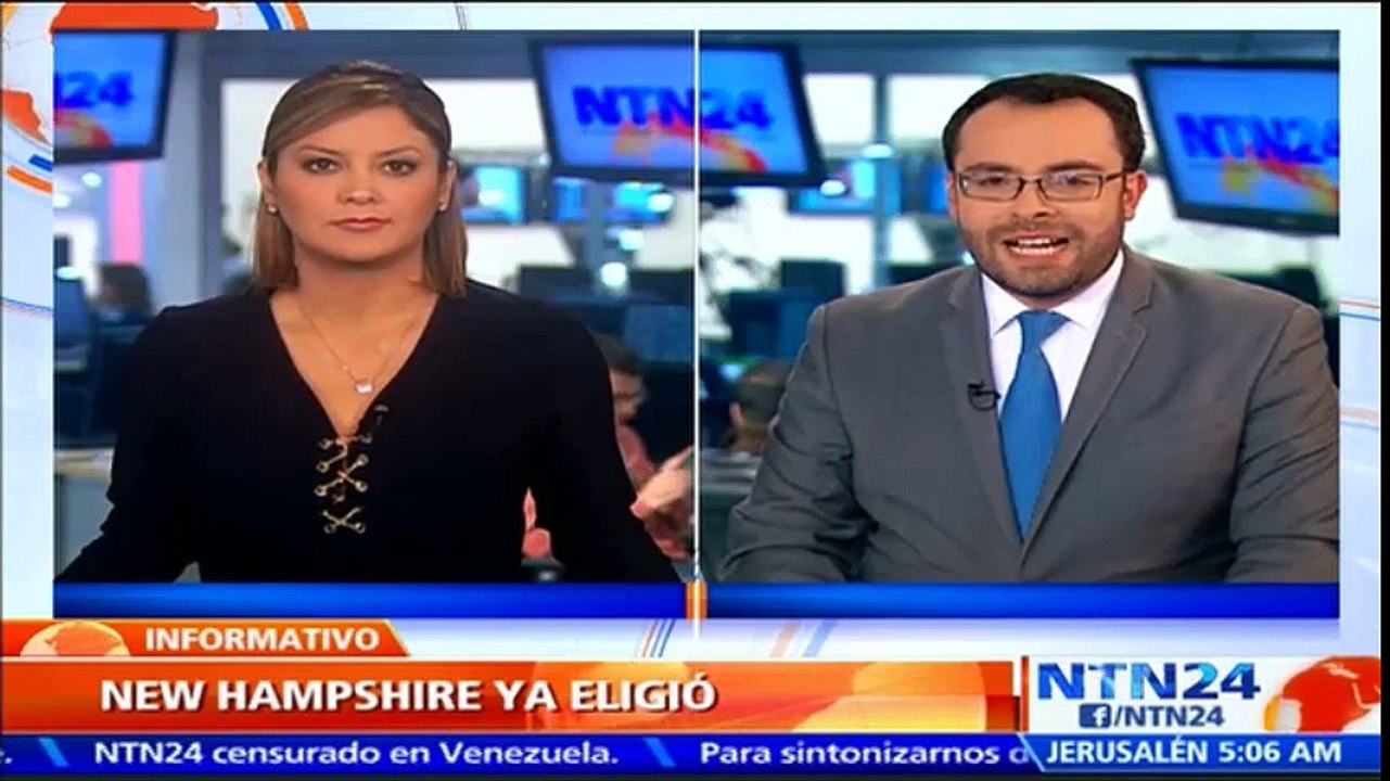 PRIMARIAS EE.UU. 2016: Donald Trump y Bernie Sanders ganadores en New Hampshire