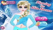 Frozen-Jogos do Frozen-Juegos de Frozen- Piercing Elsa do Frozen