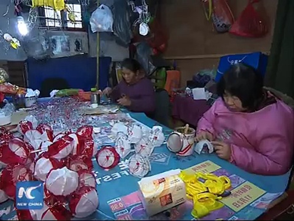 Handicraft workshops in east China s city of Nanjing are busy making monkey-them