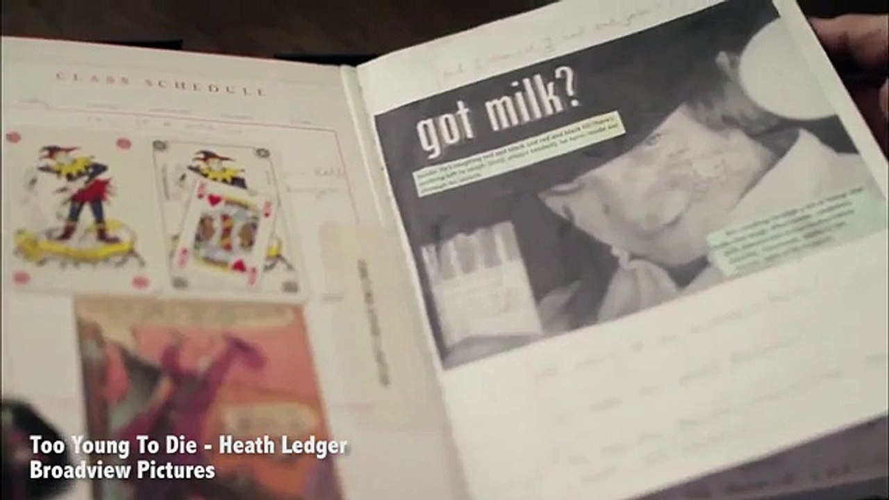 Heath Ledger's Joker Diary clip from film Too Young To Die _ Daily Mail Online
