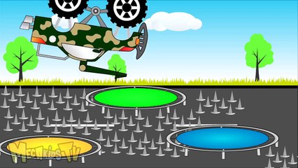 Military truck Vs Thor Truck - Trucks for kids - Mega Kids Tv