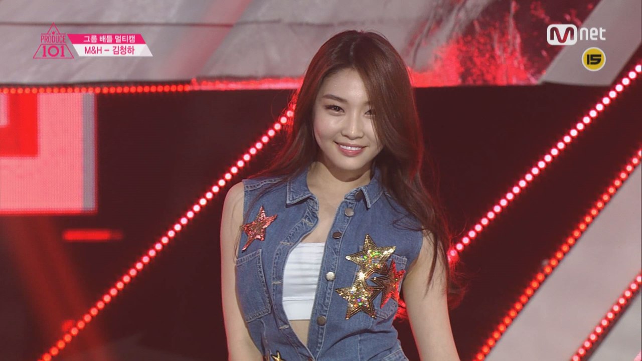 [직캠]일대일아이컨택 | 김청하 - 2조 씨스타 ♬ Push Push
