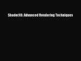 (PDF Download) ShaderX6: Advanced Rendering Techniques Read Online