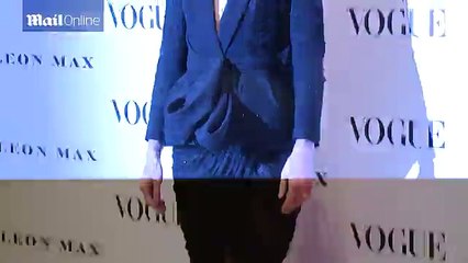 Suki Waterhouse smoulders as she celebrates 100 years of Vogue _ Daily Mail Online