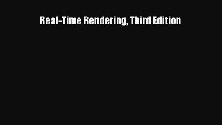 (PDF Download) Real-Time Rendering Third Edition Download