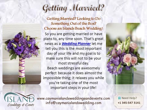 We provide Cayman Islands most affordable wedding coordination services