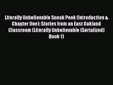 [PDF Download] Literally Unbelievable Sneak Peek (Introduction & Chapter One): Stories from