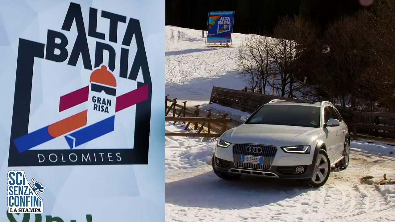 Florian Eisath e Audi sulla Gran Risa in Alta Badia