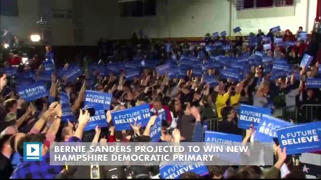 Bernie Sanders Projected to Win New Hampshire Democratic Primary