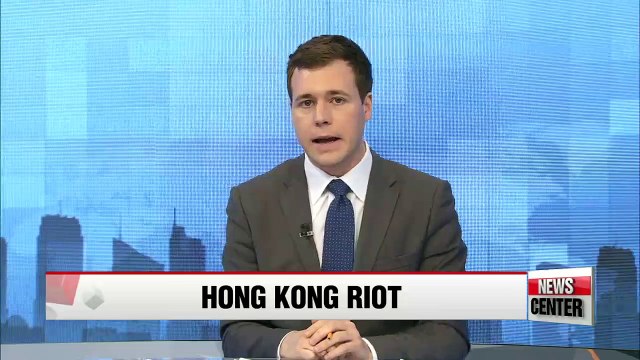 Hong Kong activists, police clash over holiday food stalls