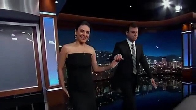 Mila on Jimmy Kimmel Feb. , 2015