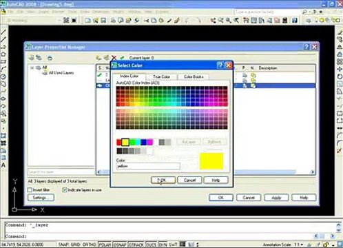 Drawing with AutoCAD understanding layers, draw tool, command line in Hindi_Urdu