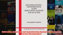 Download PDF  Estimation Inference and Specification Analysis Econometric Society Monographs FULL FREE