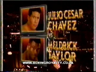 BUILD UP JULIO CESAR CHAVEZ VS MELDRICK TAYLOR I