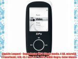 ZipyLife Leopard - Reproductor MP3 (Flash-media 4 GB microSD (TransFlash) LCD 45.7 mm (1.8