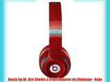 Beats by Dr. Dre Studio 2.0 Auriculares de Diadema - Rojo