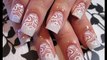 Nail Art Tutorial | White Lace Nails | Elegant Nail Design - How to Do a Lace Nail Design