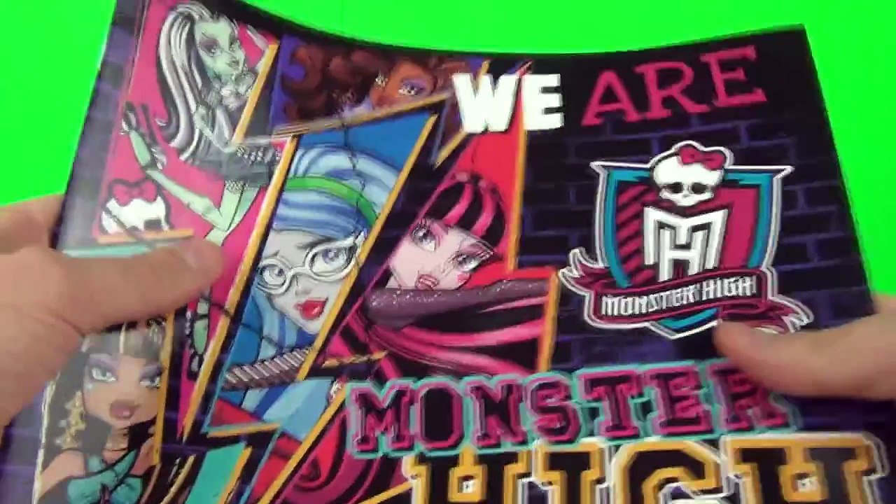 We Are Monster High Sticker Album & Surprise Pack Opening Clawsome Toys