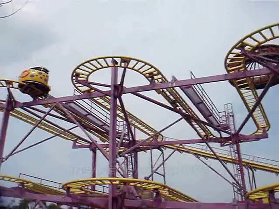 Insane Spinning Roller Coaster 疯狂精灵, Happy Valley Shanghai