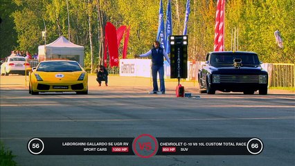 Lamborghini Gallardo UGR vs Porsche 911 Switzer vs Chevrolet C10