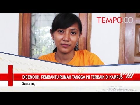 Pembantu Rumah Tangga yang Cantik Ini Terbaik di Kampus