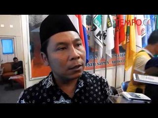 Massa Calon Bupati Mojokerto yang Dicoret Demo KPU