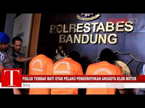 Polisi Tembak Mati Otak Pelaku Pengeroyok Anggota Klub Motor