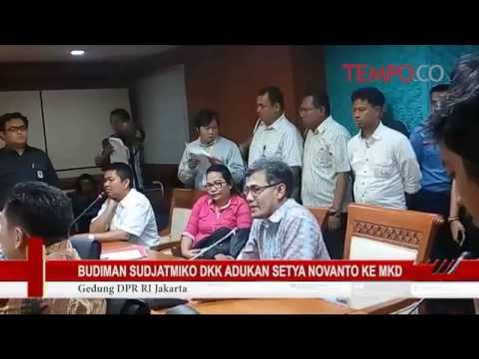 Budiman Sudjatmiko dkk Adukan Setya Novanto ke MKD