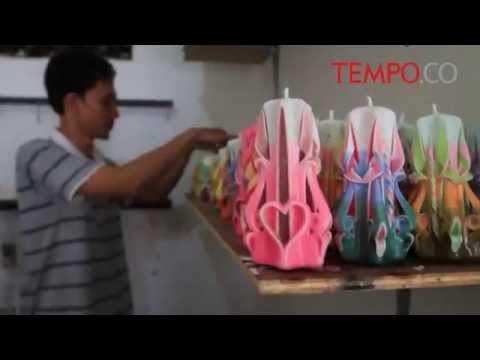 Jelang Hari Valentine, Lilin Ukir Laris Manis