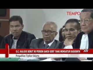 OC Kaligis Sebut 90 Persen Saksi Gery yang Mengatur Kasusnya