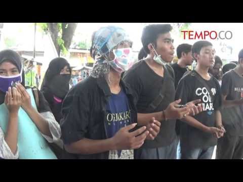 Demo Mahasiswa di Serang Ricuh, 5 Mahasiswa Ditangkap