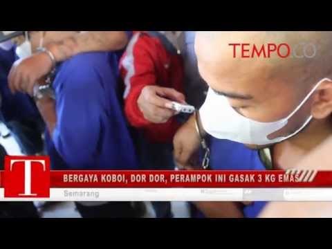 Bergaya Koboi, Dor Dor, Perampok Ini Gasak 3 Kg Emas