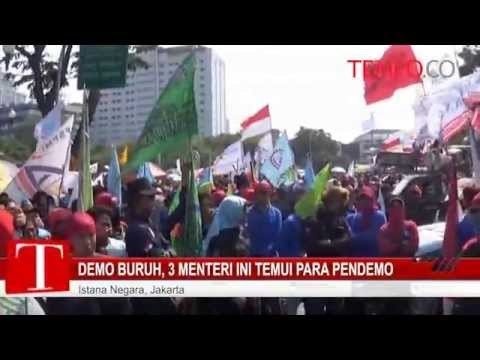 Demo Buruh, 3 Menteri Ini Temui Para Pendemo