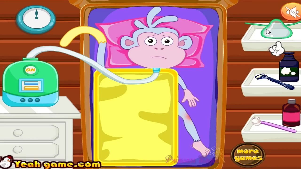 Dora Help Boots Bone Surgery - Cartoon Video Games For Kids