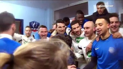 Granville - Après l'exploit sur le terrain - la folie dans les vestiaires