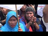 Tegang Demo Diwarnai Adu Mulut Buruh dengan Polisi