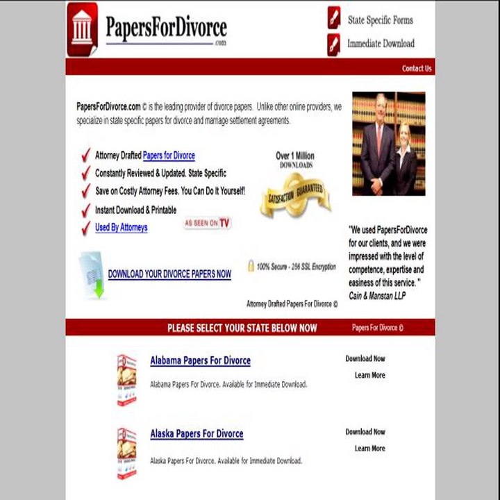 Alabama Papers For Divorce