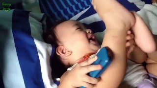 Funny Babies Talking on the Phone Compilation 2016