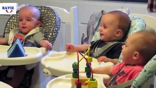 Funny Baby Funny Triplet Babies Laughing Baby Videos 2016 HD