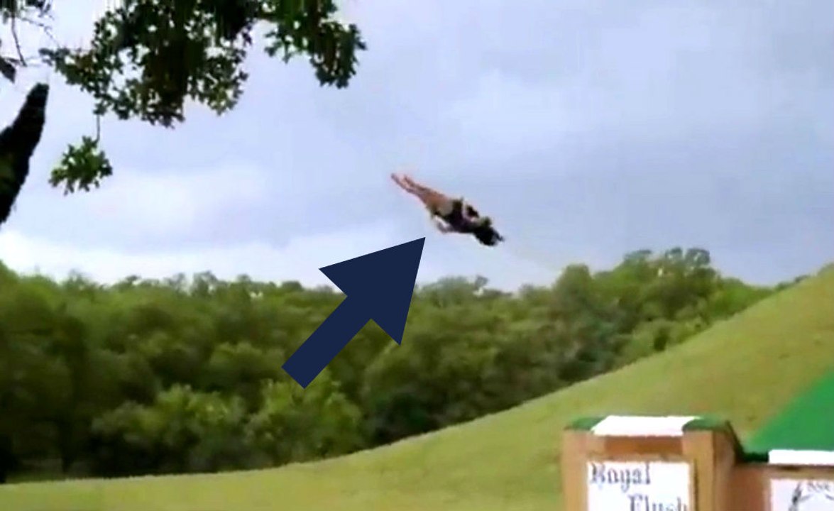 Girl Executes The Perfect Backflop