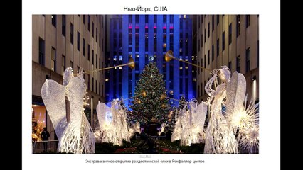 9 самых зрелищных новогодних елок мира