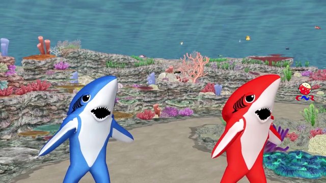 Shark Cartoons Johny Johny Yes Papa Rhymes | Fish Finger Family Nursery Rhymes for Childre