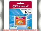 Transcend TS16GCF133 - Memoria Compact Flash de 16 GB
