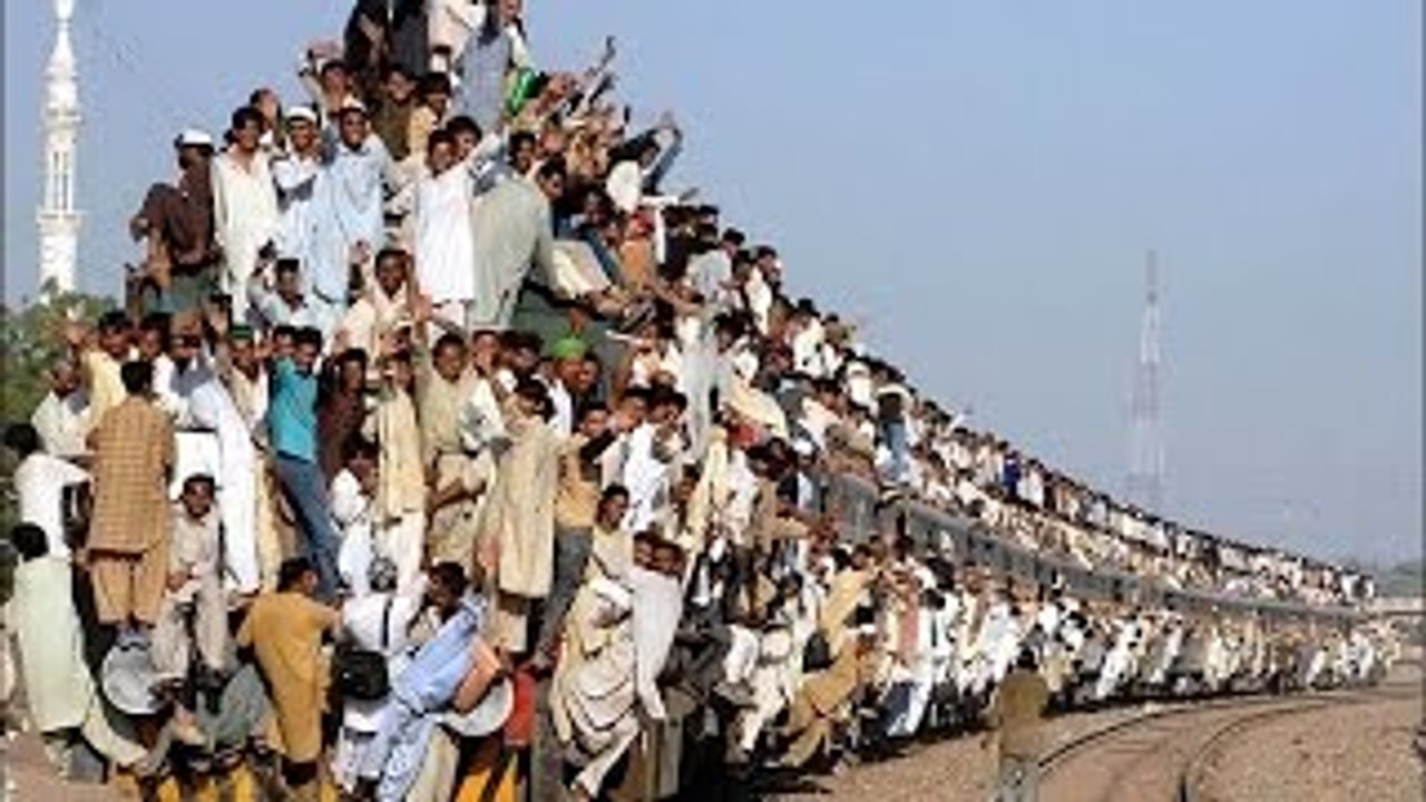 Compilation of Dangerous Train Ride- 2014