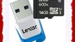 Lexar microSDHC 16GB UHS-I 600x   Adapter - Tarjeta de memoria (16 GB Micro Secure Digital
