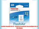 Toshiba FlashAir W-03 - Tarjeta de memoria SecureDigital de 32 GB blanco