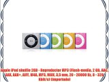 Apple iPod shuffle 2GB - Reproductor MP3 (Flash-media 2 GB AAC AAX AAX  AIFF M4A MP3 WAV 35