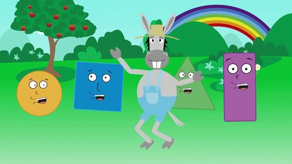 Learn shapes with Delmore the Donkey | shapes song for kids | childrens songs